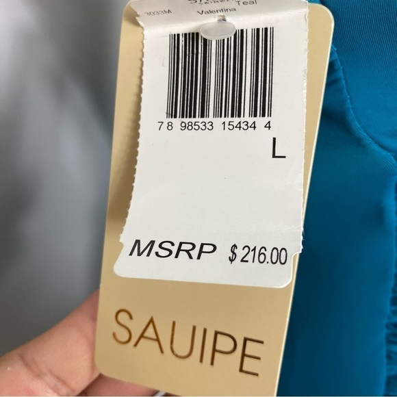 Sauipe “Valentina” one piece ruched halter swimsuit - Picture 8 of 10